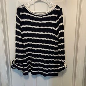 Jones NY Signature collection, relaxed striped sweater